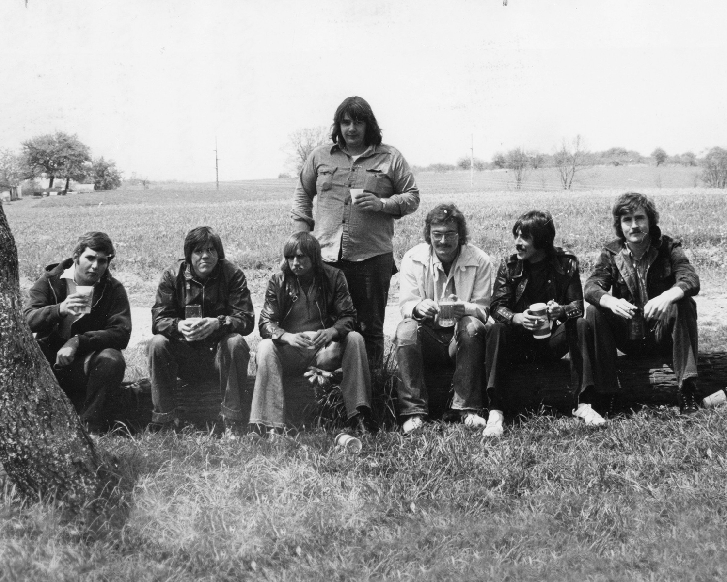 Members of the Saint Vincent community continuing the tradition of brewing and gathering over beer in the 1970s