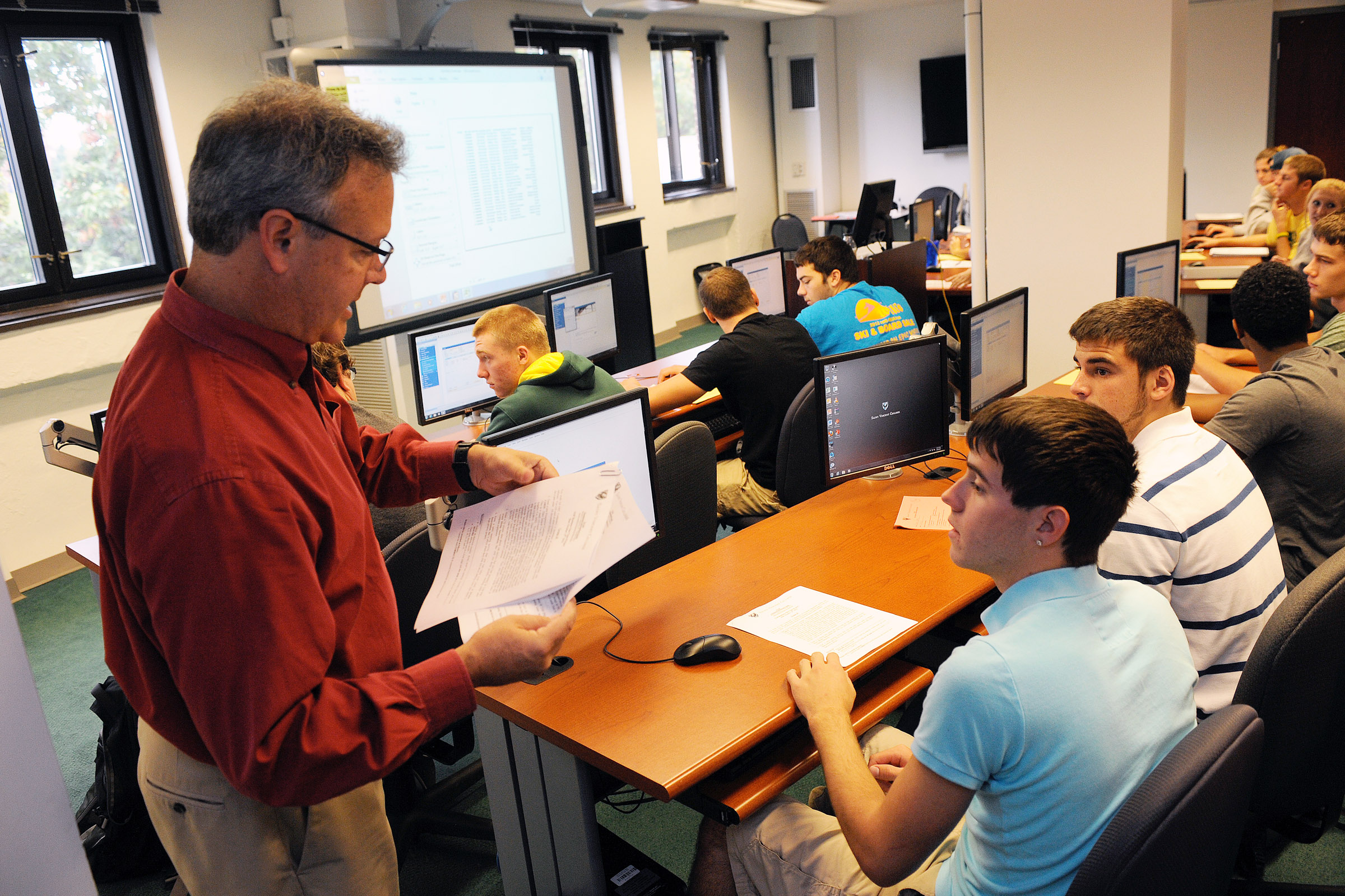 Students in classroom 