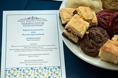 desserts served at gathering of alumni
