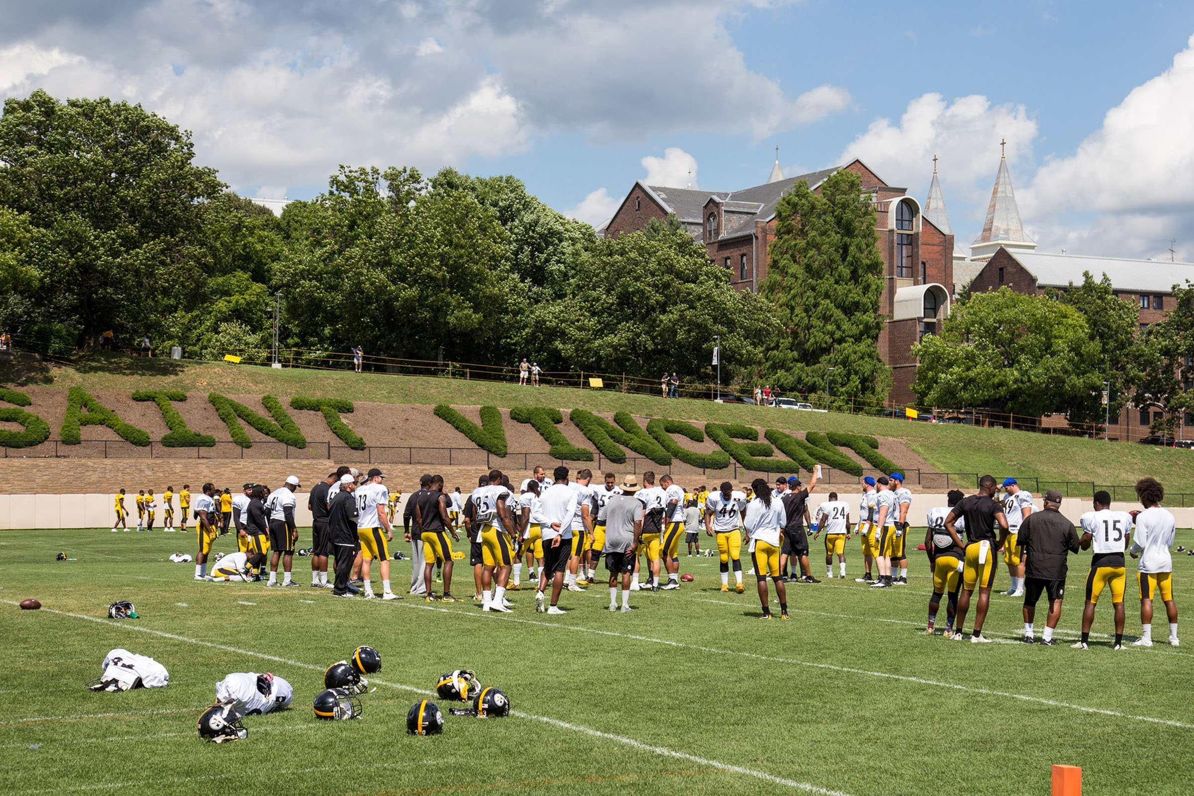 Pittsburgh Steelers Training Camp Latrobe, PA Saint Vincent College