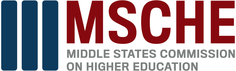 Logo of the Middle States Commission on Higher Education (MSCHE).