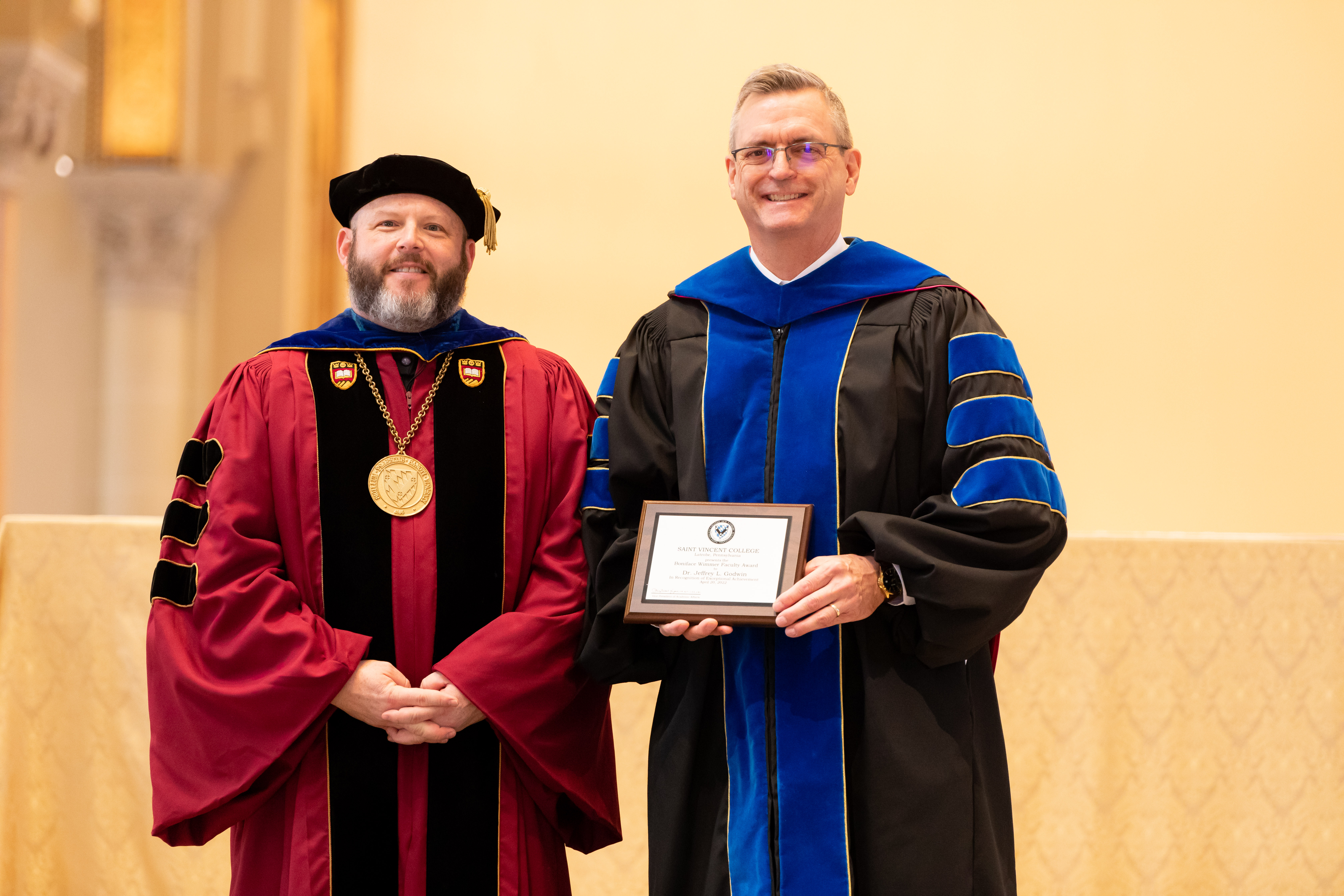 Dr. Jeffrey Godwin Receives Boniface Wimmer Faculty Award