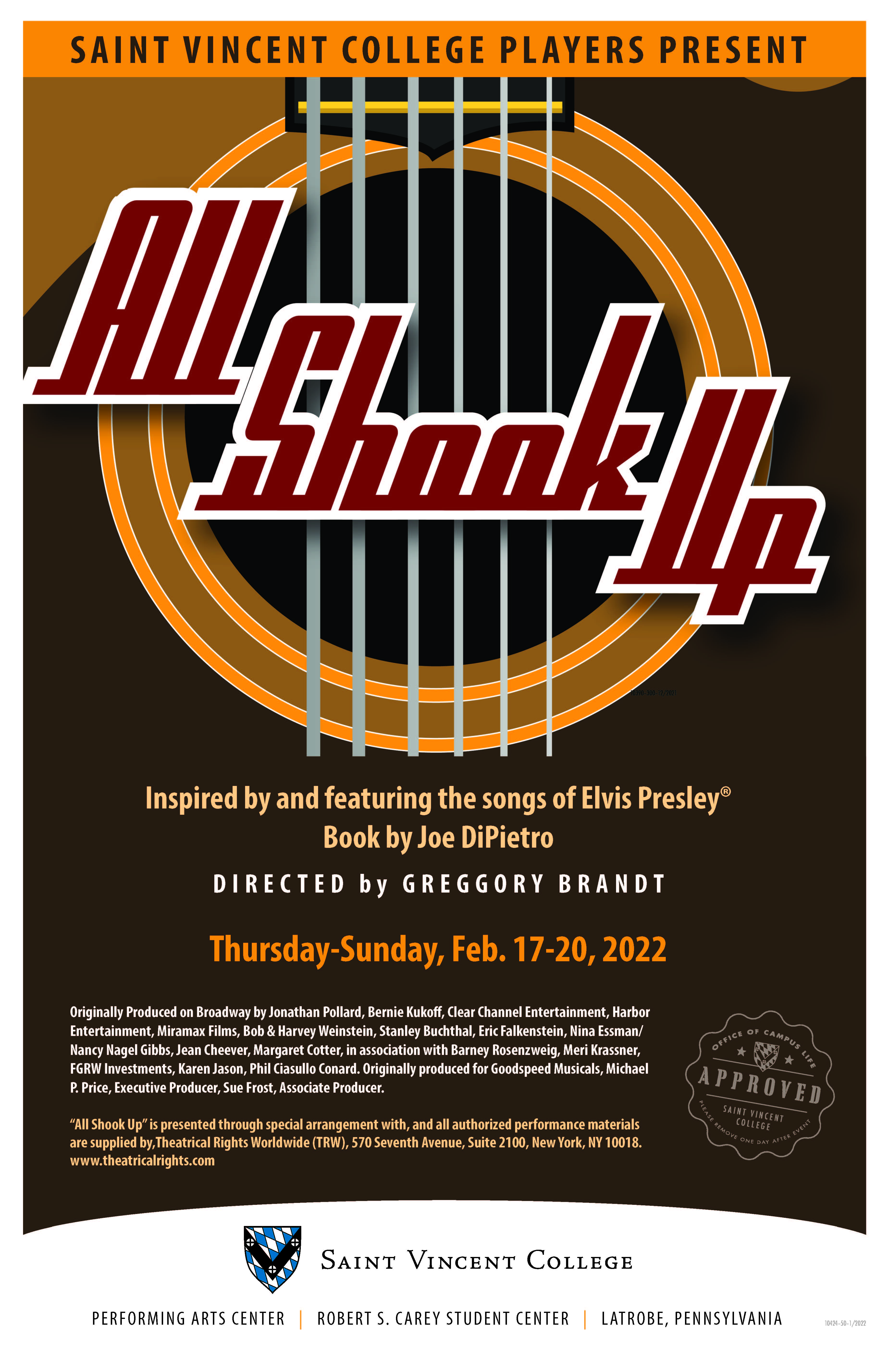 All Shook Up guitar poster