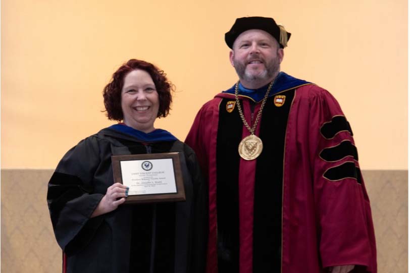 Dr. Jennifer Koehl receives Boniface Wimmer Faculty Award