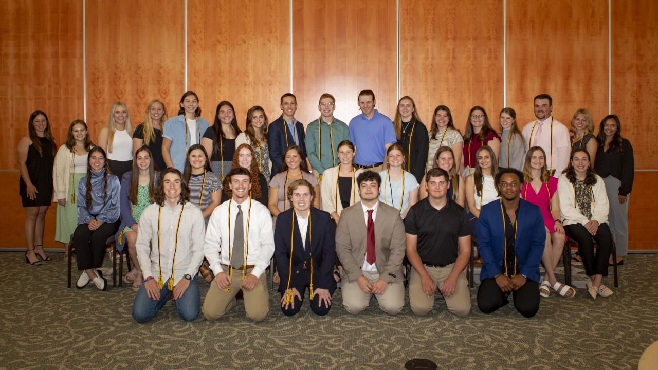 53 Bearcats inducted into Chi Alpha Sigma honor society